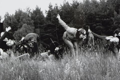 Scene from the open-air show "Missa Pagana"