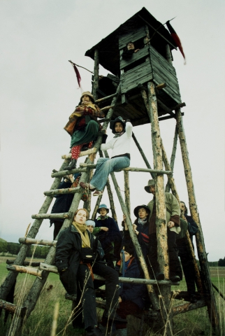 Scene from the open-air show "Missa Pagana "