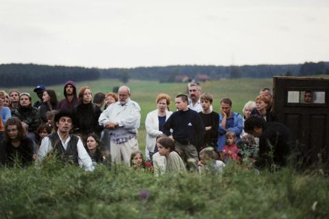 Scene from the performance "Dziady Warmińskie"