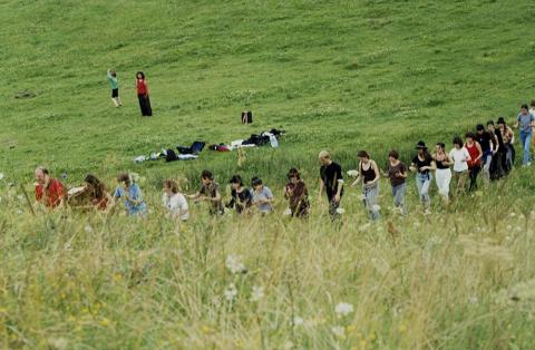 Scene from the performance "Dziady Warmińskie"