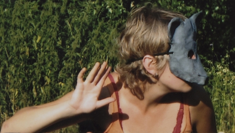 Scene from the performance "Mice exist"