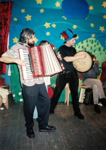 Party at the school in Nowica