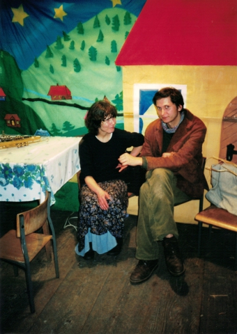 At the school in Nowica