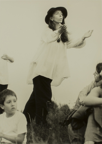 Nela Brzezińska in the play "The Ghostly Shroud"