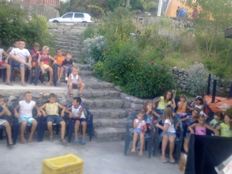 Spectators of the performance " Water 2030"