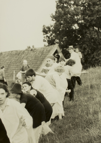 Scene from the performance "The Ghostly Shroud"