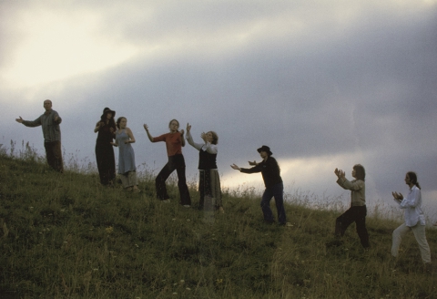 Scene from the performance "The Ghostly Shroud"