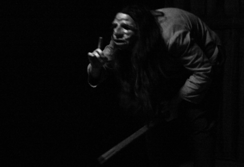 Scena ze spektaklu "Kalevala - fragmenty niepisane" prezentowanego podczas Trzecich Spotkań Teatralnych w Teremiskach