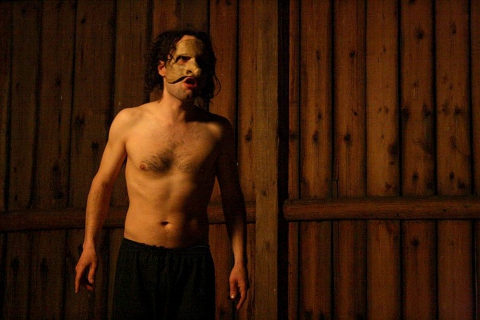 Scena ze spektaklu "Kalevala - fragmenty niepisane" prezentowanego podczas Trzecich Spotkań Teatralnych w Teremiskach