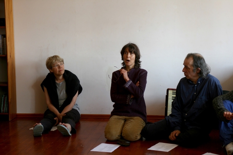 Workshop at the J. J. Lipski Common University in Teremiski, organised during the third edition of Theatre Meetings