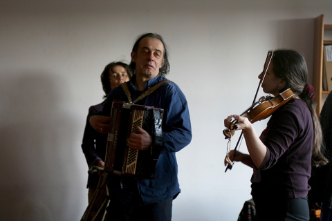 Workshop at the J. J. Lipski Common University in Teremiski, organised during the third of Theatre Meetings