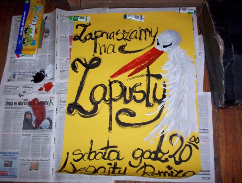 Przygotowanie plakatu zapustnego