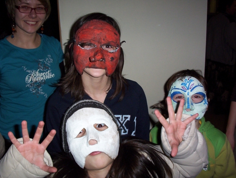 Shrovetide masks