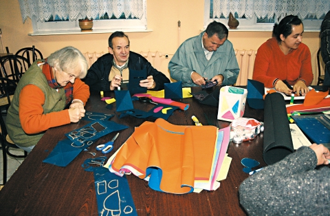 Lantern workshop at the Social Welfare Home in Jonkowo