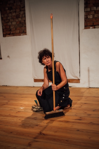 Barbara Michera w spektaklu "Beztroska". Pokaz przedpremierowy
