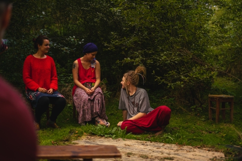Moja-niemoja historia, moja-niemoja pieśń – pokaz pracy warsztatu Davida Zelinki i Kamili Kutálkovej w trakcie festiwalu Wioska Teatralna