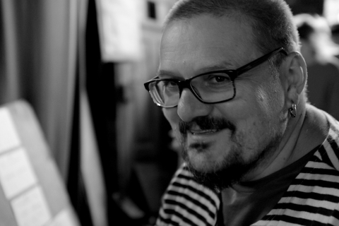 Roman Černík podczas festiwalu Wioska Teatralna