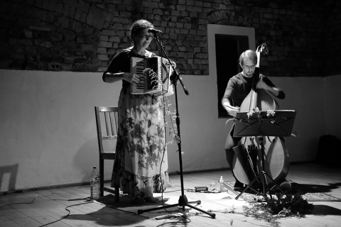 Koncert Krystyny Skalickiej i Libora Hermana podczas festiwalu Wioska Teatralna