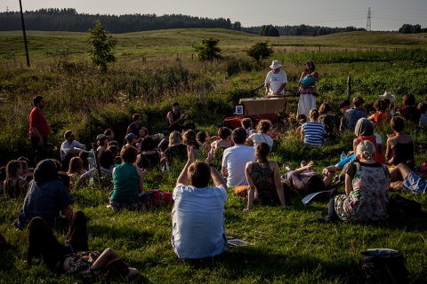 Mini koncert zespołu "Sol et Luna"