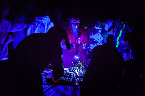 Techno party podczas festiwalu Wioska Teatralna