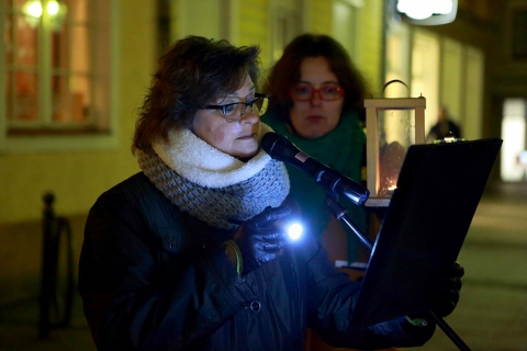 Wydarzenie w ramach działania "Miasto w drodze" - "Czytanie w drodze" - teksty olsztyńskich autorek (wzdłuż ulic Piastowskiej i Starego Miasta)