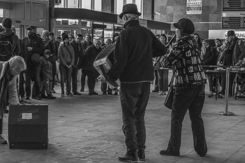 Wydarzenie w ramach działania "Miasto w drodze" - "Sztetl Welt" – pokaz spektaklu Teatru 3.5
