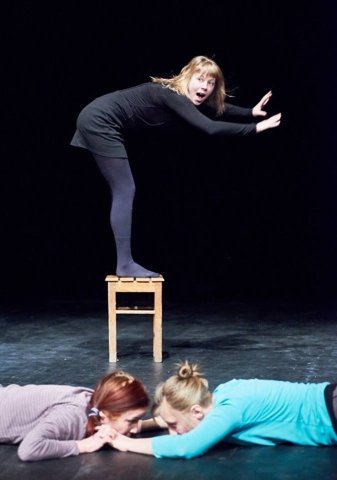 Pokaz spektaklu "Wielogłos" na Alternatywnych Spotkaniach Teatralnych Klamra 2015