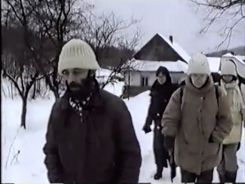 Nowica 1992. Powrót z kolędowania i rozmowy po kolędowaniu