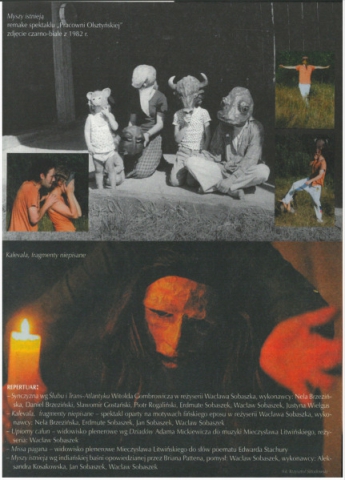 Ulotka Teatru Węgajty/ Projektu Terenowego