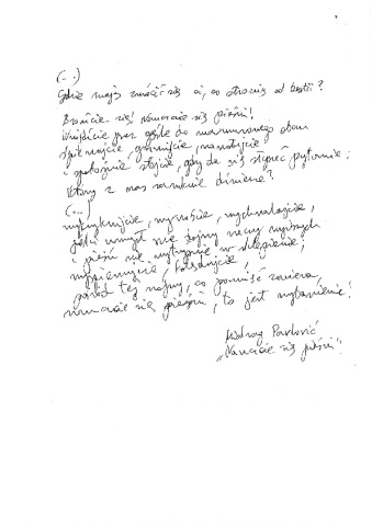 Ulotka z koncertu zespołu Slobodana Markovicia ze wsi Slatina z Serbii - wieczór ballad i tańców wołoskich w ramach seminarium "Rapsoidein. Zszywanie pieśni" cz. 2