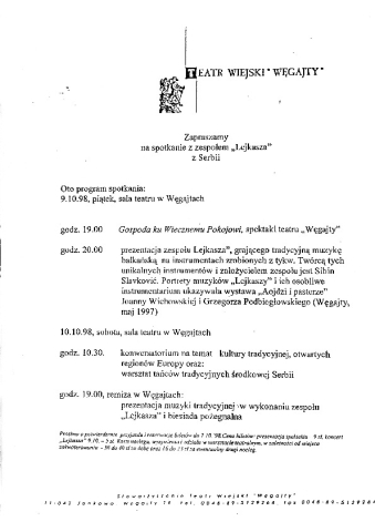 Ulotka z sesji "Klimaty Warmii" cz. 2