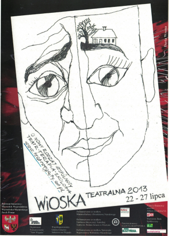 Ulotka z festiwalu Wioska Teatralna 2013