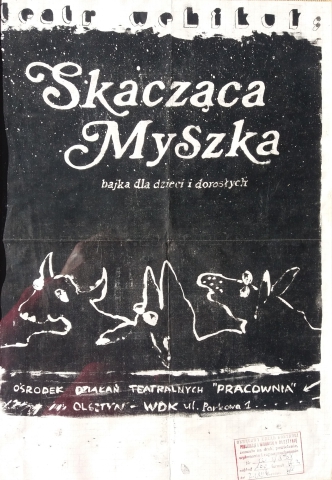 Poster for the performance "Jumping Mouse"
