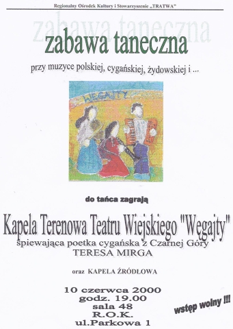 Poster for a Dance Party to the Music of Poles, Roma, Jews and...