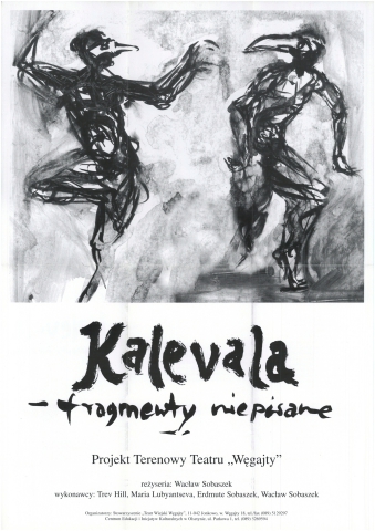 Poster for the performance "Kalevala - The Unwritten Fragments"