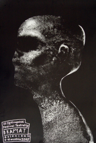 Plakat VII Ogólnopolskiego Festiwalu Teatralnego Bramat