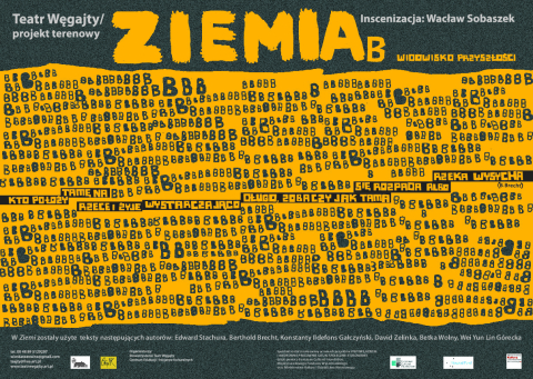Poster for the performance "Earth B"