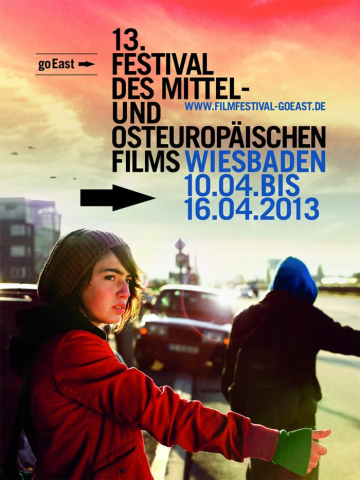 Poster for the 13th GoEast Festival (Festival des mittel- und osteuropäischen Films) - presentation of the performance "Earth B "