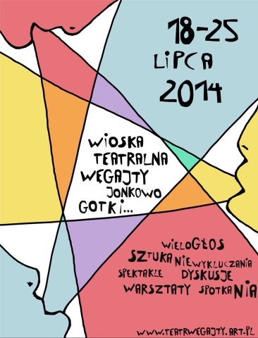 Poster for the Theatre Village Festival 2014