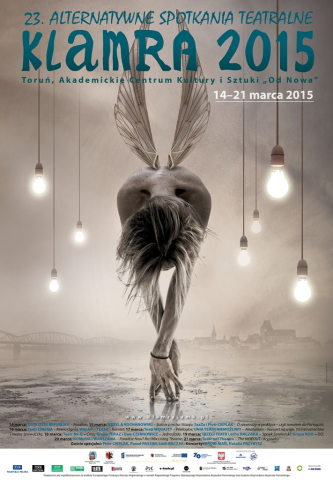 Poster for the 23rd Alternative Theatre Meetings "Klamra"- presentation of the performance "Polyphony"