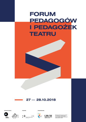 Poster for the Theatre Educators' Forum - panel discussion with Erdmute Sobaszek