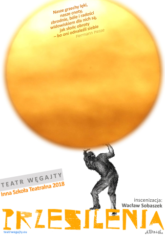 Plakat spektaklu "Przesilenia"