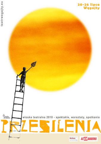 Poster for the Theatre Village Festival 2018