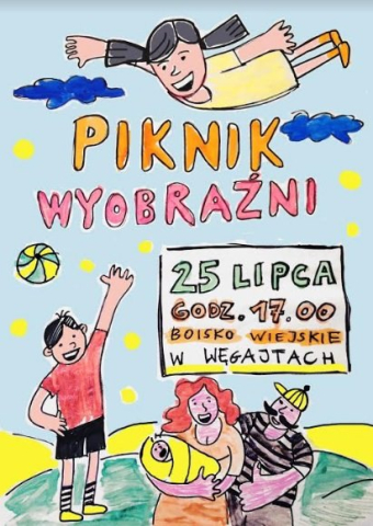 Poster for the event "Imagination Picnic"- as part of the Theatre Village 2019