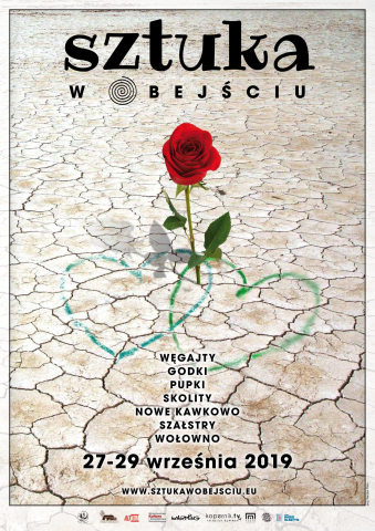 Poster for the event "Sztuka w obejściu"2019