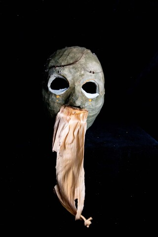 Maska zapustna Symonidy Modras-Bartoń (2019). En face