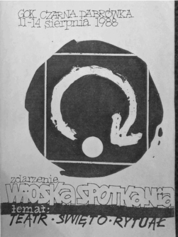 Ulotka z wydarzenia "Zdarzenie: Wioska Spotkania" - fragment