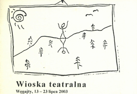 Zeszyt festiwalowy Wioski Teatralnej 2003 - okładka