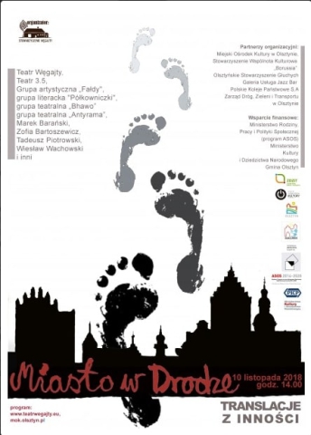 Plakat "Miasta w drodze" 2018